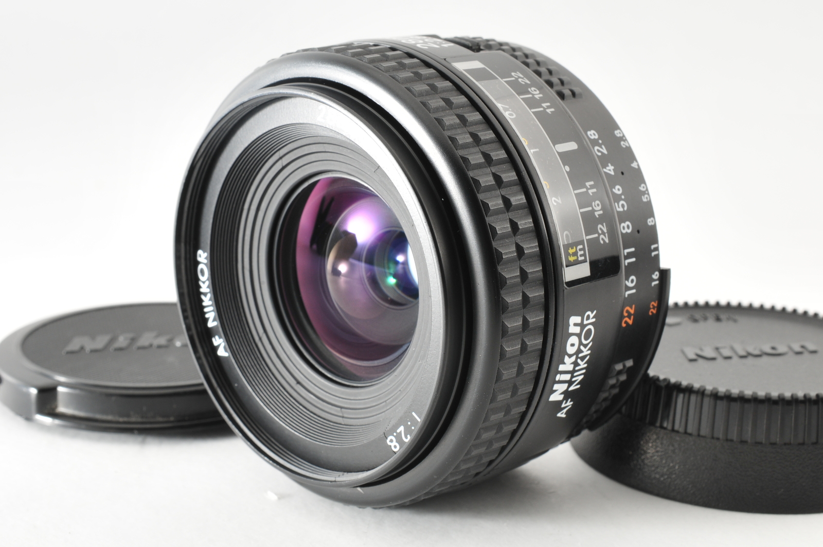 Nikon AF Nikkor 28mm F/2.8 Wide Angle Lens F Mount From Japan [Near MINT] #1056