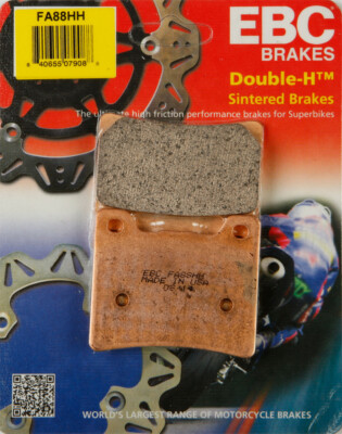 EBC 2000-2009 XVS11A V-Star 1100 Classic Yamaha BRAKE PADS FA88HH DOUBLE-H SINTE
