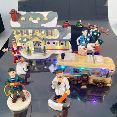 National Lampoon Christmas Vacation Griswold Holiday House,village Display Decor