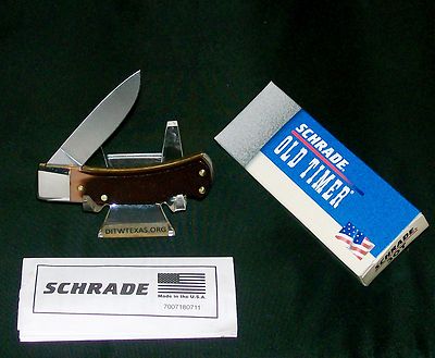 Schrade 3OT Knife USA Old Timer 1990's Drop Point Hunter 3 Schrade 3OT Knife USA Old Timer 1990's Drop Point Hunter 3