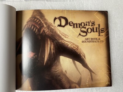Demon's Souls PS3 PROMO RARE + Demon's Souls Rare Artbook