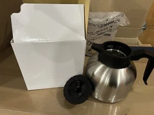 Thermal Coffee Carafe 1.9L (8 cups) Stainless Steel Keeps Coffee Hot 3 Hours