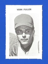 1972 Milton Bradley BASEBALL #112 VERN FULLER NRMINT INDIANS (SB3)