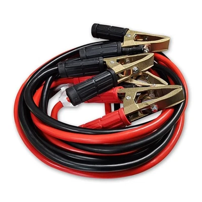 PROMO CABLES PROFESSIONNELS DEMARRAGE PINCES EN BRONZE 700A - 35mm² 4.5 Mètres - Photo 1/3