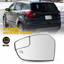 Mirror Glasses Driver Left Side Heated Hand for Ford Escape 2017-2019
