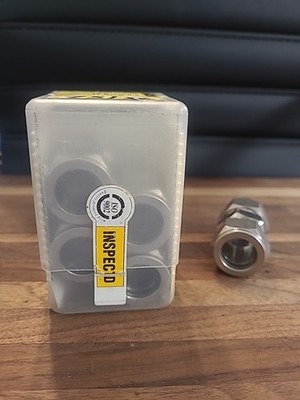 Ham-Let 762L   Ss 3/4X3/4'' Compression 316 Ss Straight Union NIB FREE SHIPPING!