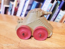 NICE 1930s MANOIL 95 LEAD DIME STORE G.I. SOLDIER TANK