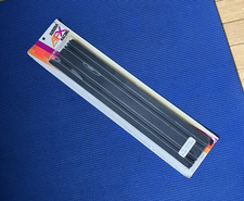 HTF 2 Pc NOS AFX 15" Straight Slot Car Tracks No. 2542 w/Crack in Bubble