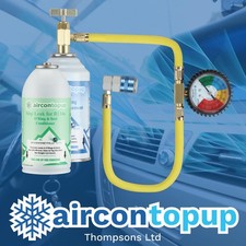 Car R134 AC Aircon Air Con Conditioning Gas Topup Recharge Refill Regas DIY Kit