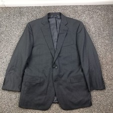 Brooks Brothers Sport Coat Italian Wool Special Selection Herringbone Gray 42S