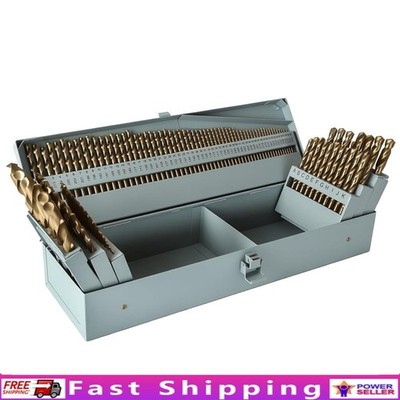 M35 Cobalt HSS Drill Bit Set 115Pcs Precision Twist Drill Bits Metalworking New