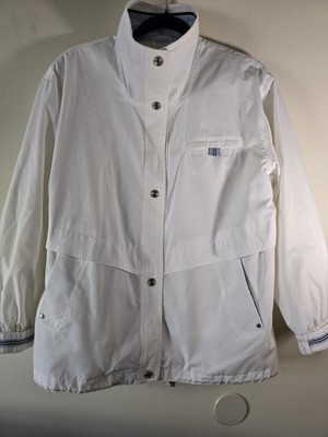 Women's Size Small White Spring Jacket by Innovations by Izzi Pre-loved 