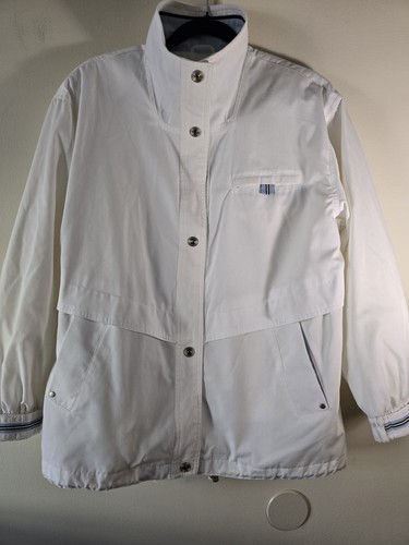 Women's Size Small White Spring Jacket by Innovations by Izzi Pre-loved - Picture 1 of 6