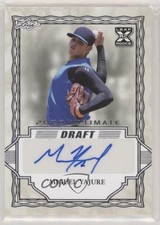 2020 Leaf Ultimate Draft Miguel Yajure #BA-MY1 Auto 3b3