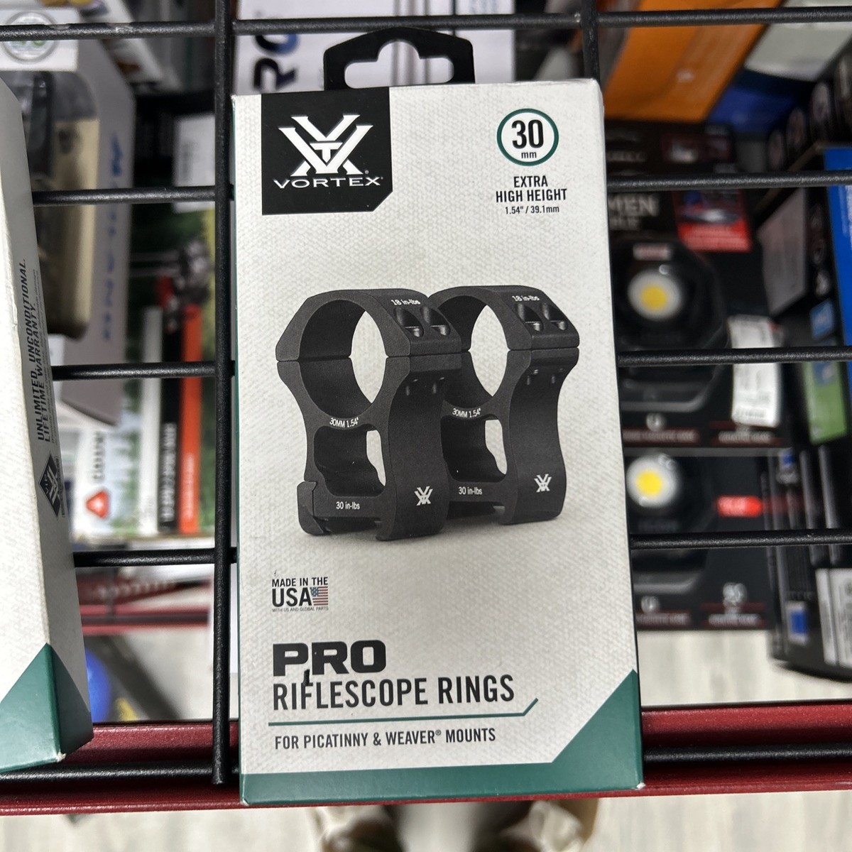Vortex Pro Series 30mm Extra High Riflescope Ring (PR30-XH