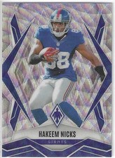 2025 Phoenix HAKEEM NICKS NY Giants Silver Wave Prizm Parallel # 86 #'d/199