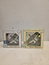 Model Power Postage Stamp Planes Typhoon 1/100 Diecast & Ilyushin ii-2 Shturmovi