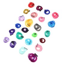 Girls Curly Hairpiece 30 Piece Women Hair Extension Highlights Colorful