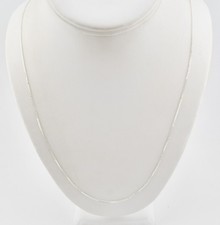 Sterling Silver LONG Cable Chain Necklace 29.75" FMH636