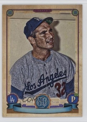 2019 Topps Gypsy Queen Missing Nameplate Variation Sandy Koufax #319 HOF g5e