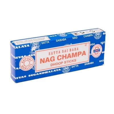 Sai Baba, Nag Champa Dhoop Sticks Incense, 10 Count