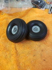 Mini Craft Tires - One Pair Of 4.25" RC aircraft Wheels - New