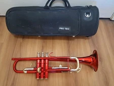 Amati Kraslice Trumpet Red & Brass ATR 213 Czech Republic Instrument with Case