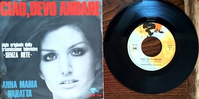ANNA MARIA BARATTA 7'' HALLO DEVO GO / BAHIA ABKÜRZUNG TV OHNE NETZ 1970 BARROSO