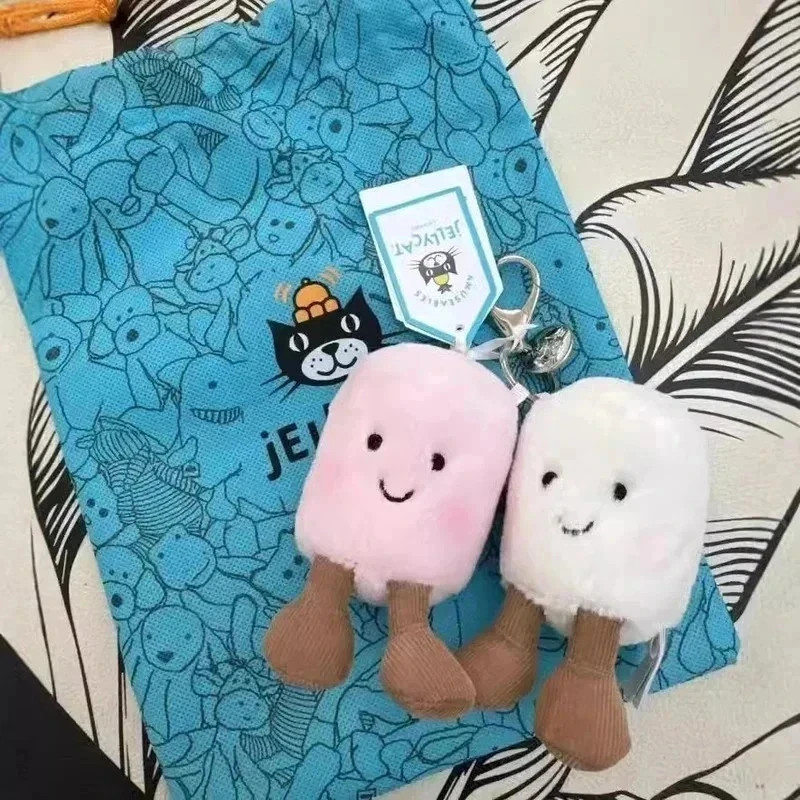 Jellycat Amuseable Marshmallows Plush - Pink & White Tags & dust Bag new