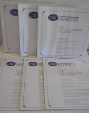 Lot Of 6  Creative Memories  3  12x12 pages and 3  12x12 page protectors