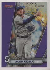 2019 Bowman's Best Purple Refractor 173/250 Manny Machado #45 fo7