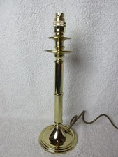 Brass Table Lamp Without Shade, Bayonet Fitting *38cm Tall