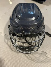 Bauer Hyperlite Ice Hockey Helmet Navy, Size S/M