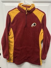 Washington Redskins NFL Women  s Fleece Quarter Zip Pullover - XL