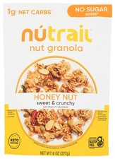Nutrail Honey Nut Granola 8 Oz Keto Certified