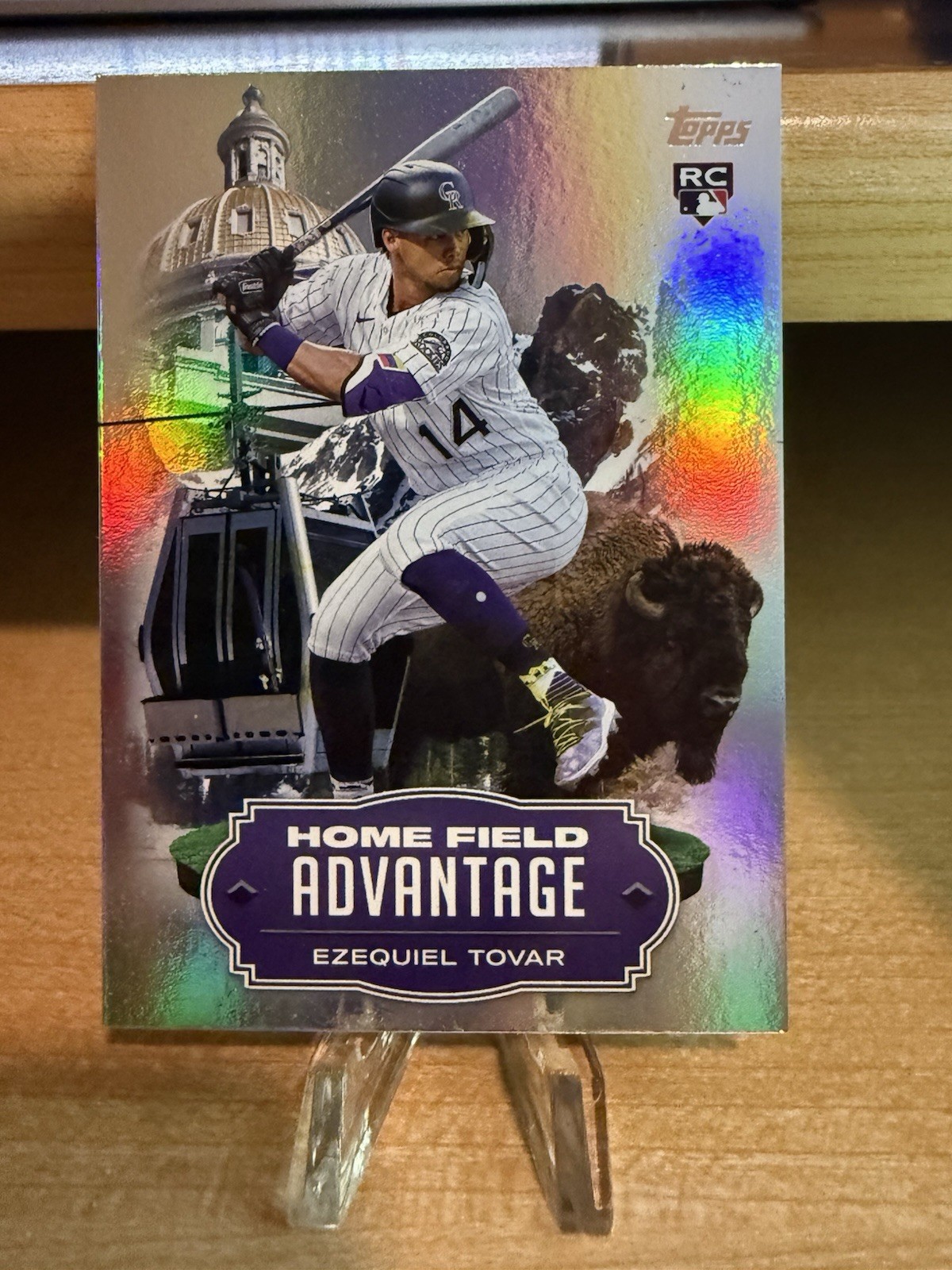 2023 Topps Update Baseball Home Field Advantage Ezequiel Tovar RC Card #HA-22