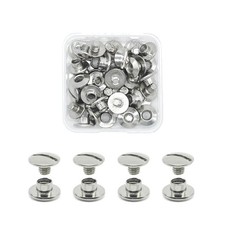 Feine Verarbeitung: 20 Chicago Buchschrauben M5×3,5mm aus Kohlenstoffstahl