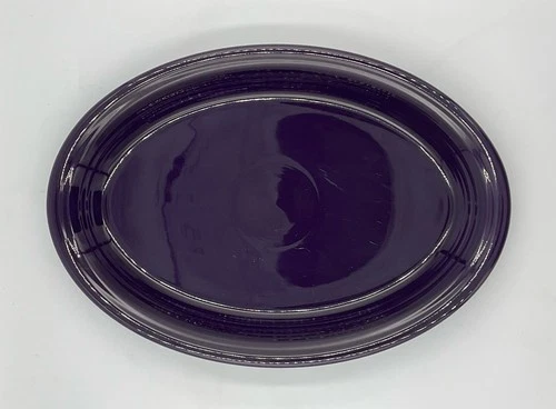 Vintage Homer Laughlin Fiesta Plum Large Oval Serving Platter