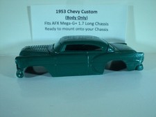 HO scale Slot Car Custom Resin body 1953 Green Chevy Custom Fits AFX 1.7