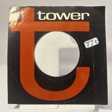 Company Sleeve 45 Tower - Black w/ Red/Orange Lowercase "t" 1966-1969 Capitol