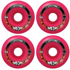 Spitfire Skateboard Wheels 54mm F4 93A Radial Pink