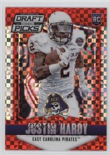 2015 Panini Prizm Collegiate Draft Picks Red Power Prizm Justin Hardy #127 o6n