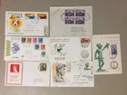 Seven Italy old covers:maxi card 1955,1936 fdc with picture,2X registered fdc