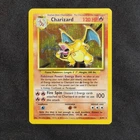 Charizard 4/102 Base Set Holo Rare Pokemon Card MP Condition