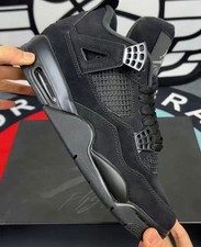 Nike Jordan Air Jordan 4 Black Cat Mid-top Basketball Shoes