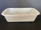 Vintage Pyrex 9" Loaf Pan White Milk Glass Rectangular 22 X 11 cm