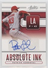 2021 Panini Absolute Absolute Ink Retail 15/49 Patrick Sandoval #AI-PS Auto 0c6