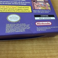 Zelda Oracle of Ages complete in gameboy color gbc CLEAN CIB