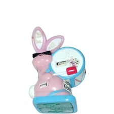 Vintage 1990s Energizer Bunny Wind-Up Toy with Stickers