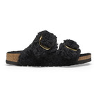 Brikenstock Arizona Big Gold Buckle Shearling Black W: Medium US 6-6.5 / EU 37 — photo 2